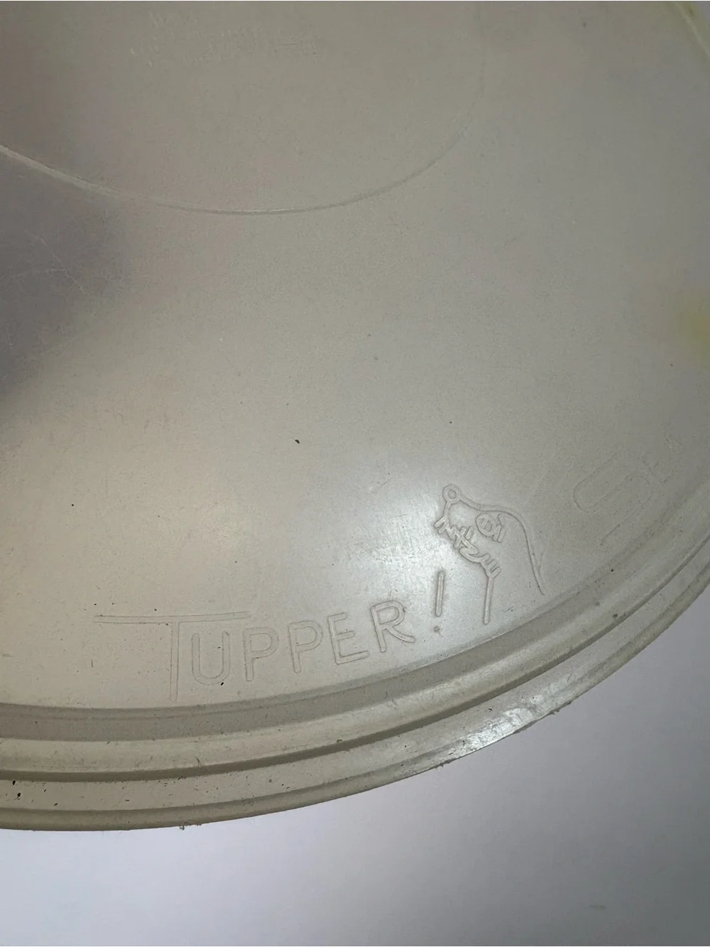 Two Tupperware Replacement Lids Large For 12” Bowl (Lids Only)